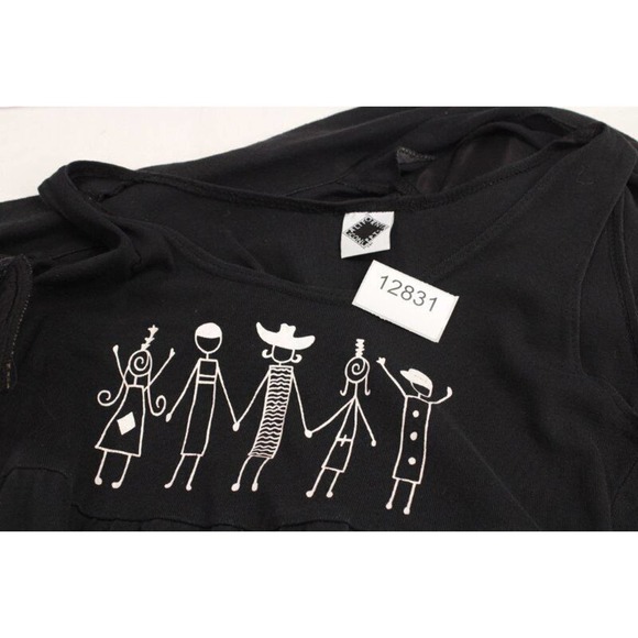 California Concepts Maxi Dress Bolero Cardigan Set Size 12 Artsy Women Graphics - Picture 13 of 13